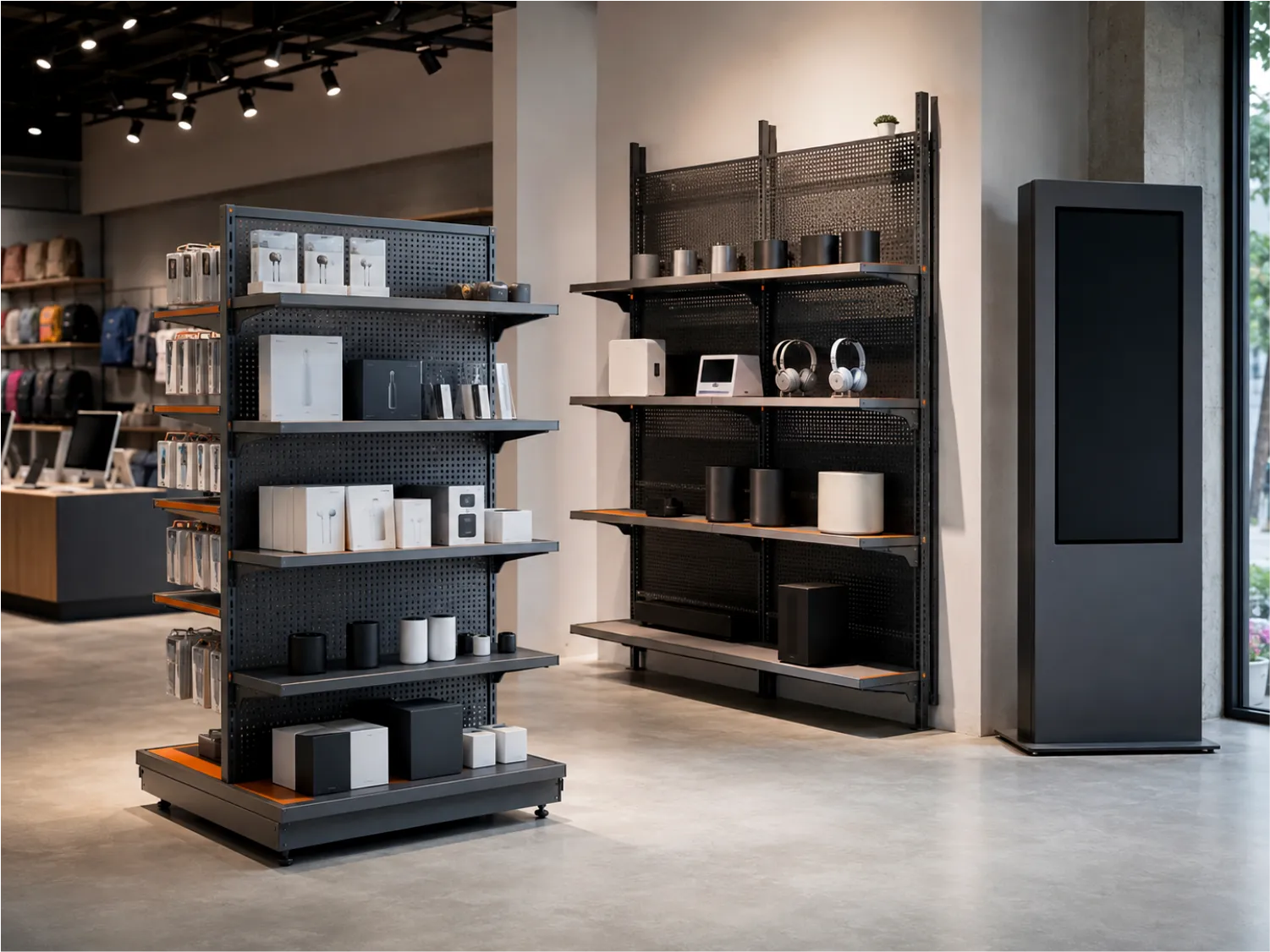 Retail & Commercial fixtures manufactured by Fabtro Technologies