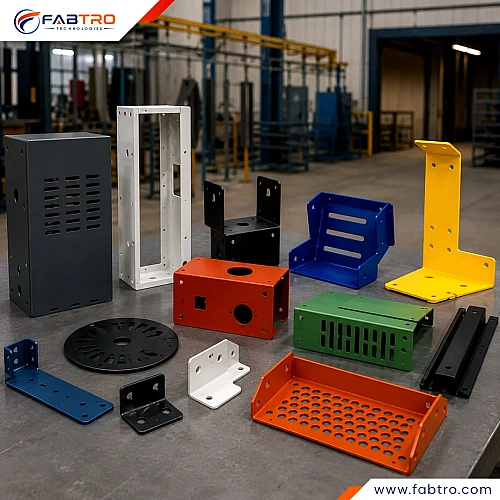 Powder Coated Custom Parts